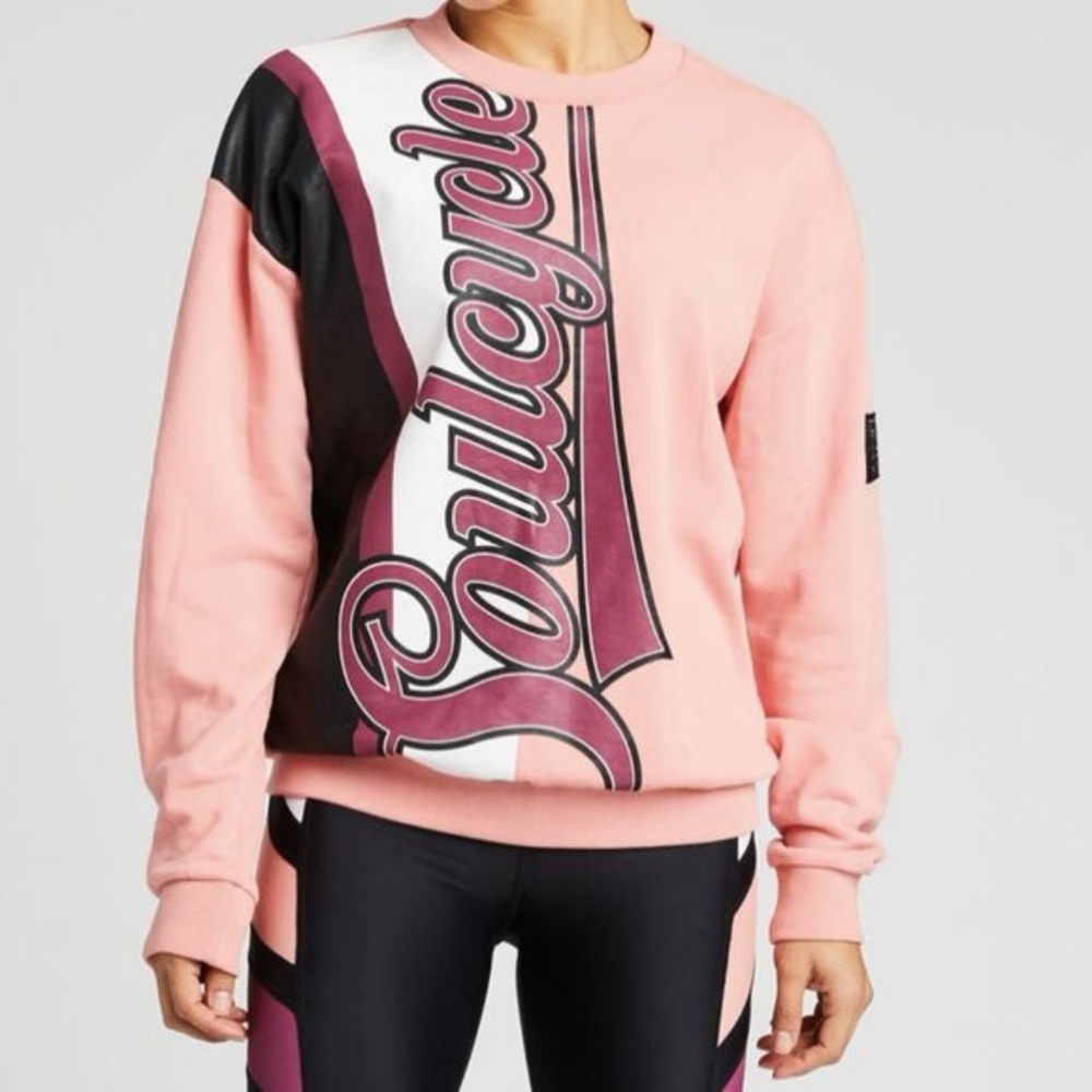 Women’s Soulcycle x lululemon  collab sweatshirt crew neck size small